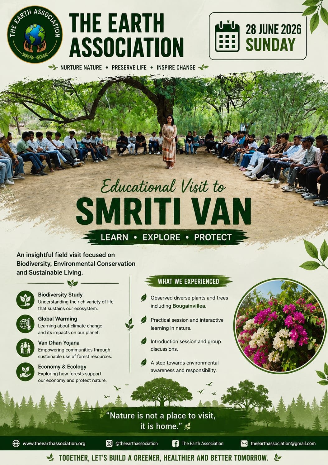 Educational visit to Smriti Van - Biodiversity & Environmental Conservation